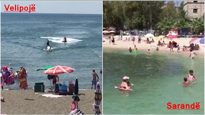 Pushuesit mbushin plazhet në Sarandë dhe Velipojë: Çmimet janë të mira, s'kemi frikë nga COVID-19