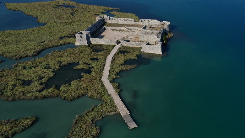 VIDEO LAJM/ Pamje mahnitëse me dron nga kalaja e Ali Pashë Tepelenës në Butrint