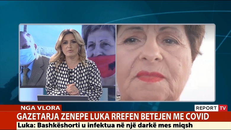 Bashkëshorti mundi COVID, Zenepe Luka në Report Tv: Jeta ime ka qenë vështirë por kur diskutova ikjen e tij... hapa bllokun ku kishte lënë amanetet