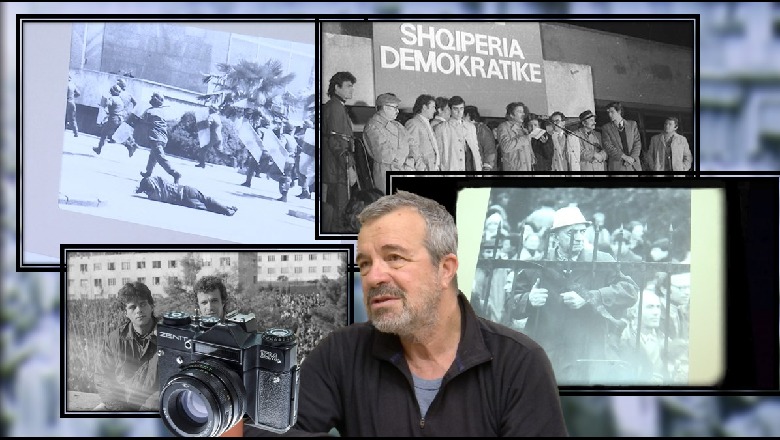 SPECIALE/ Roland Tasho, fotografi që dokumentoi lëvizjet e dhjetorit 1990: Shkrepa aparatin pa menduar se këto foto do të shndërroheshin në dokument 