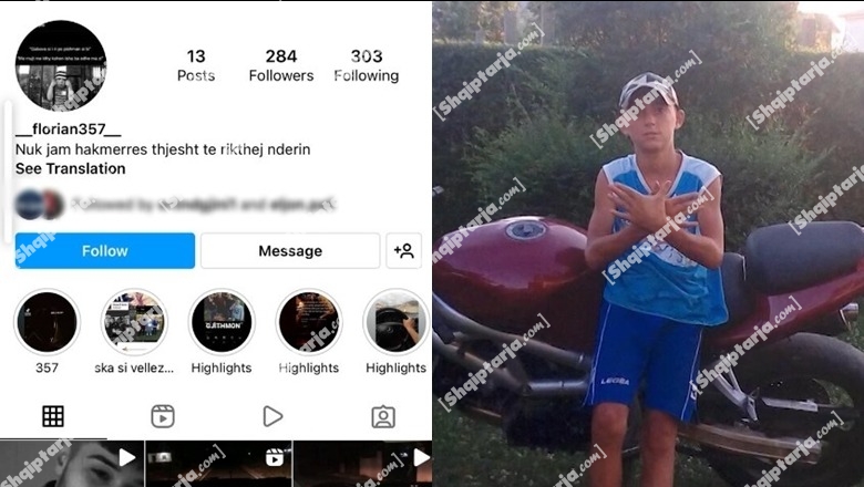 Vrau vëllanë e vrasësit të babait pas 13 vitesh, çfarë shkruante 17-vjeçari në Instagram para krimit: Nuk jam hakmarrës, thjesht rikthej nderin