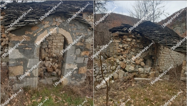 Monument Kulture, shembet hyrja e kishës së Shën Marisë në fshatin Barmash të Kolonjës! Objekti qindravjeçar tashmë në gjendje të rrënuar