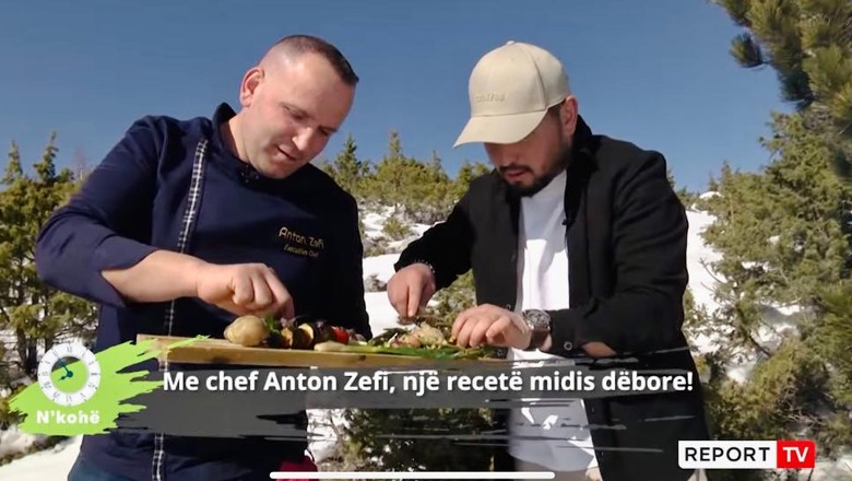 Të gatuash në mes të dëborës, shefi i kuzhinës: Sfida është e vështirë! Rrëfen gjithçka në 'N'kohë' nga raporti me kulinarinë te rroga që 'hutoi' gazetarin