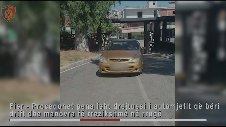 Drift dhe manovra të rrezikshme në rrugë, arrestohet minoreni në Fier! Procedohet edhe i ati 53-vjeç