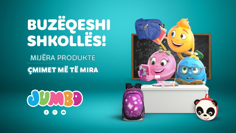 Buzëqeshi shkollës me Jumbo