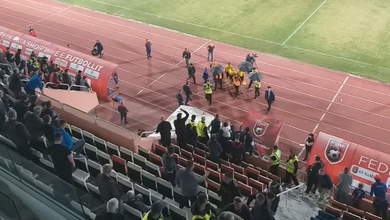 VIDEO/ Akordoi penallti në minutën e 96, Emanuela Rusta merr 'lumë' ofendimesh në 'Loro Boriçi'! Siguria e shoqëron në tunelin e stadiumit