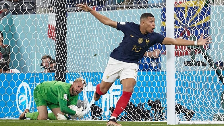 Dopieta që kaloi Francën në play-off e Botërorit, Mbappe barazon legjendën Pele