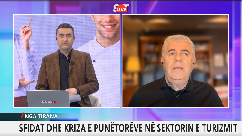 Krizë për punëtorët, Topuzi në Report Tv: Turizmi ka sfida të mëdha, duhet ta kthejmë në profesion për punonjësit