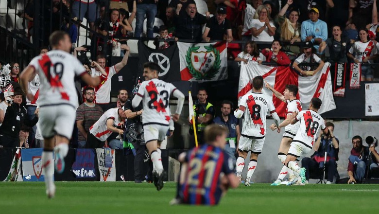 VIDEO/ Ivan Balliu në fushë, Barcelona humbet në Madrid! 3 gola në 'Vallecas'