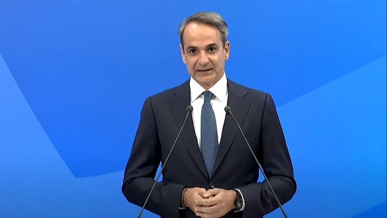 Partia e tij fiton bindshëm në rezultatet paraprake të zgjedhjeve, Mitsotakis: Të ecim në rrugën e progresit dhe reformave të mëdha