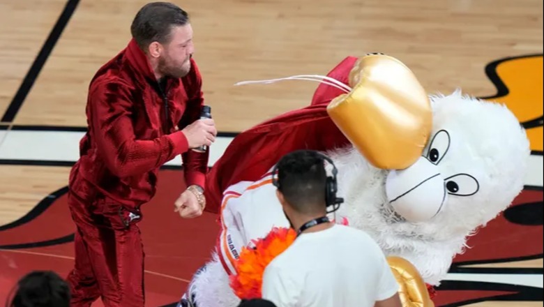 Grushti i gabuar, Conor McGregor bën për spital maskotën (VIDEO)