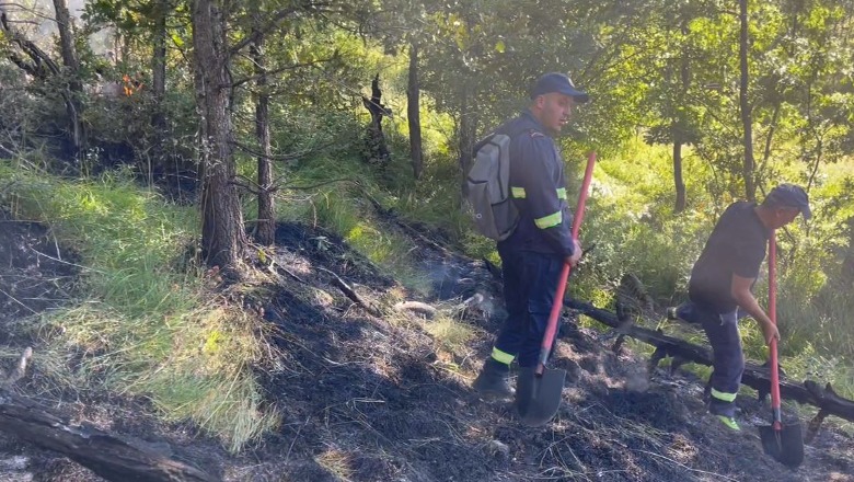 Korçë, riaktivizohet zjarri në Arëz në kufi me Greqinë