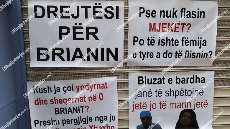 Pankartat/ Vdekja e 3-vjeçarit pas ndërhyrjes në klinikën dentare, qytetarët: Pse nuk flasin mjekët?