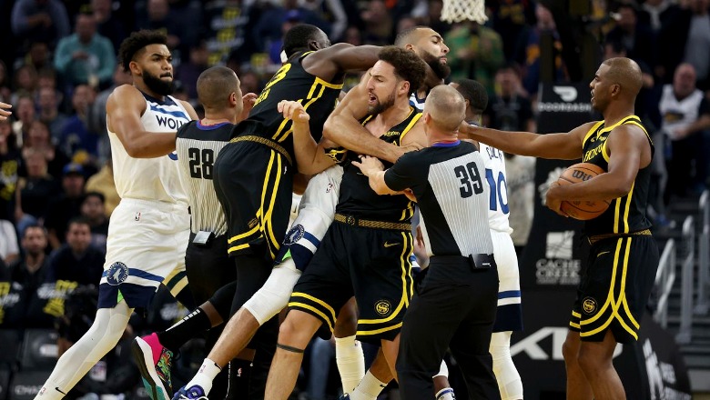 Grushta, të shtyra dhe përplasje në parket! Ndeshja e NBA në situatë kaosi (VIDEO)