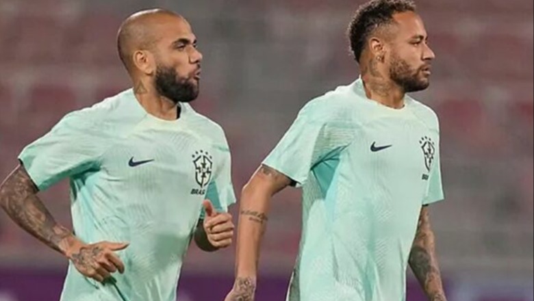 Neymar i vjen në ndihmë Dani Alves-it, paguan 150 mijë euro për shpenzimet e seancave gjyqësore dhe i siguron një avokat