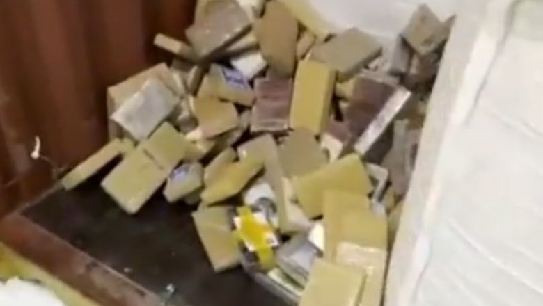 VIDEO/ Një ton kokainë e fshehur në thasët me kafe! Ngarkesa me vlerë 135 milionë euro e nisur nga Belgjika! U kap në portin e Shën Petersburg