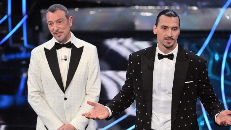 Ibrahimovic dhe shakaja në Sanremo për presidentin e Italisë: Sa gola ka shënuar?