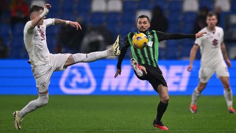 Bajrami në fushë dhe Kumbulla në stol, Sassuolo barazon 1-1 me Torinon