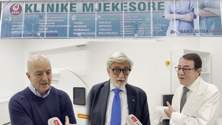 Teknologji e re në Vlorë/ Doktor Maksim Gega 30 vite bashkëpunim me mjekët italianë! Hematologu Guarini: Diagnoza të avancuara në telemjekësi