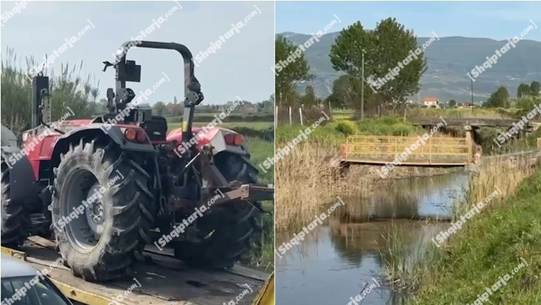 Aksident i rëndë në Kurbin, zetori bie në kanal, zuri poshtë shoferin 60 vjeç e punëtorin e tij 21 vjeçar (EMRAT+VIDEO) 