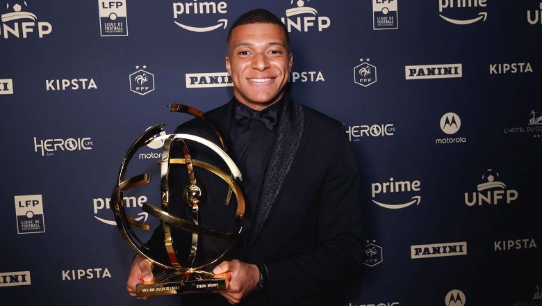 U sfidua nga Edon Zhegrova, Kylian Mbappe shpallet 'Lojtari i Sezonit' në Ligue I