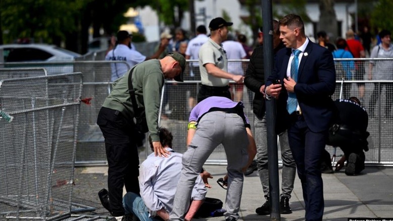 U plagos me armë zjarri nga një 71- vjeçar, qeveria sllovake: Kryeministri Robert Fico është në rrezik për jetën