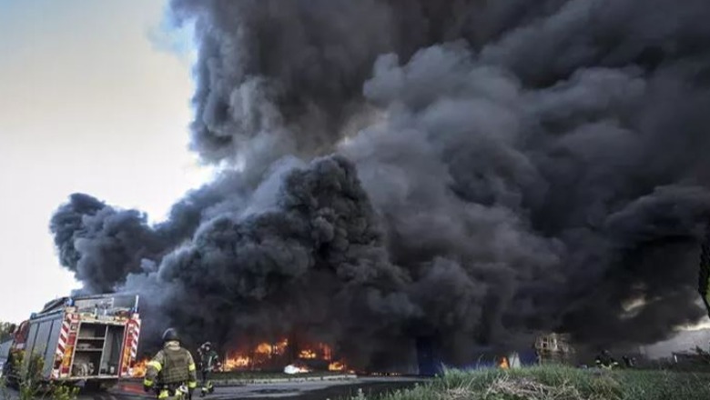 Forcat ruse godasin aeroportin ushtarak Stry në rajonin e Lviv, ishin në pritje të F-16 të NATO-s