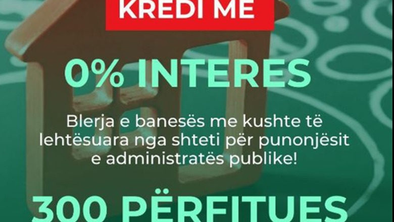 Kredi me 0% interes për blerjen e një banese, kush janë 300 përfituesit punonjës të Administratës Publike