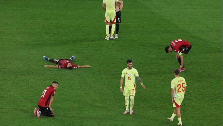 SHQIPËRI 0-1 SPANJË/ Djema kokën lart, ishte vitrina e futbollit! Kombëtarja eliminohet nga Europiani 2024! Italia e mbyll e dyta dhe gjen Zvicrën në 1/8