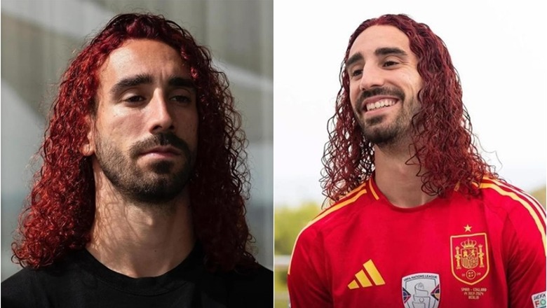 Euro 2024/ Cucurella i Spanjës mban premtimin, lyen flokët me ngjyrë të kuqe