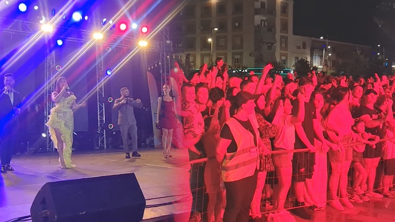 Video/ Atmosferë fantastike në koncertin e muzikës së lehtë dhe popullore “Fieri In Fest”