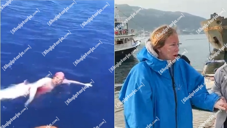 Eva Buzo ia doli! Bëhet gruaja e parë që përshkon me not kanalin e Otrantos! Nga brigjet e Italisë në Karaburun 92 km për 35 orë e 17 minuta! (VIDEO)