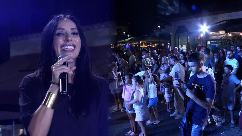 Eranda Libohova gjallëron Pazarin e Ri në Tiranë, mbledh në koncert adhuruesit e muzikës shqiptare