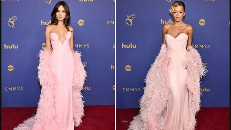 FOTO/ Eiza González dhe Rita Ora bëjnë “xing” në tapetin e kuq të Emmy Awards, vishen aksidentalisht njësoj