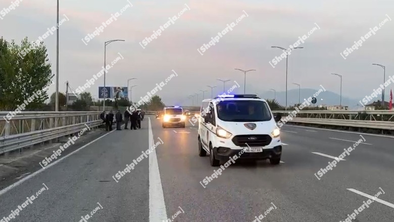 Protesta te rrethrrotullimi i Milotit, pjesëmarrje e ulët, Policia monitoron aksin me furgonë dhe sirena