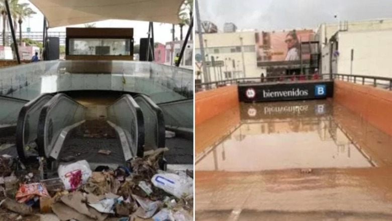 Spanjë/ Polumbarët zhyten në parkingun e përmbytur të një qendre tregtare në Valencia: Një varrezë