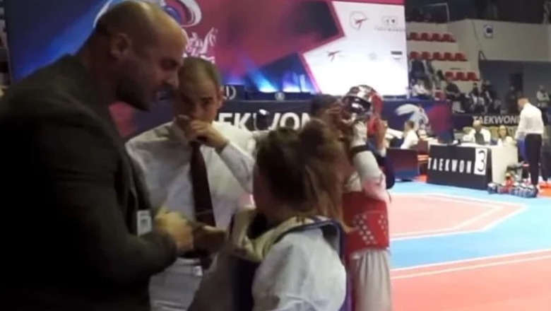 Humbi me serben në Evropianin e taekwondos, trajneri prind dhunon sportisten e vogël: Doja të qetësoja! Pezullohet me 6 muaj (VIDEO)